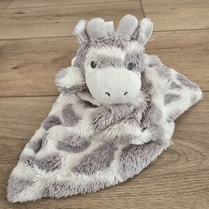 Bles Giraffe Baby's Security Blanky Blanket Toy Soft Nursery Stuff Animal Gray